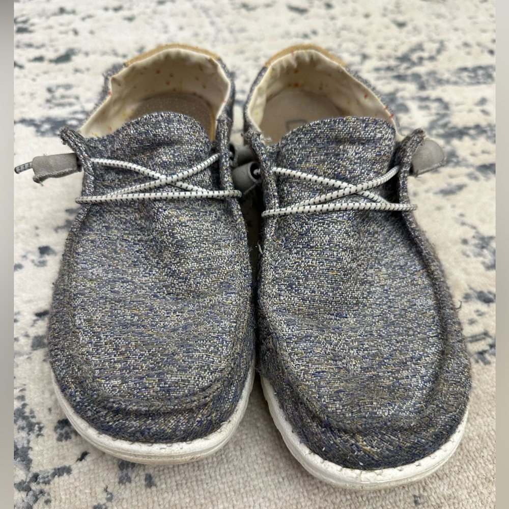 Hey Dudes Wendy; Mustard Mix color, Women’s size 9